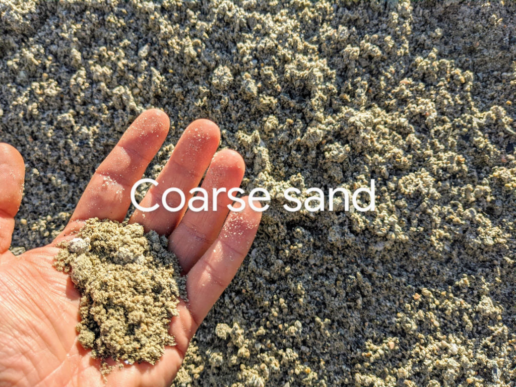 Coarse Sand - Triple Five Bulk Bags | Sechelt Sand Delivery Vancouver BC